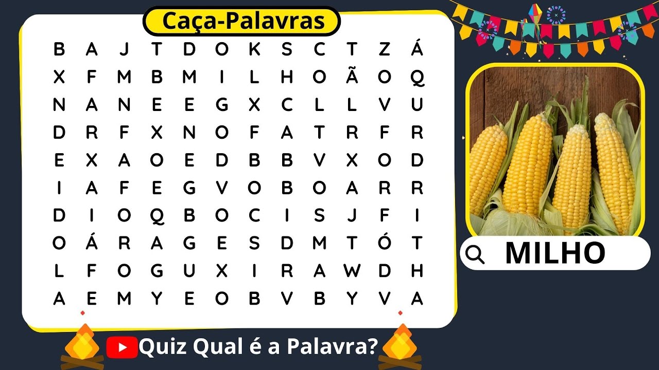 CAÇA PALAVRAS /com a Turma da Mônica // QUIZ 